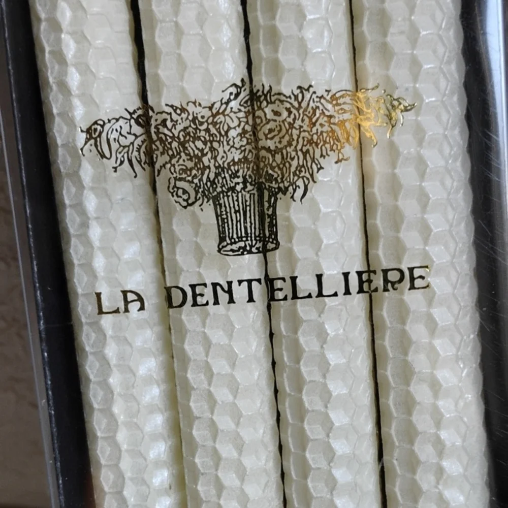 White Cake Candles with Elegant Design